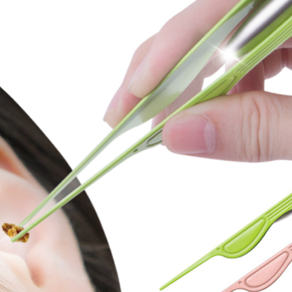 挖耳清洁器工具套装发光采耳镊子软头带灯