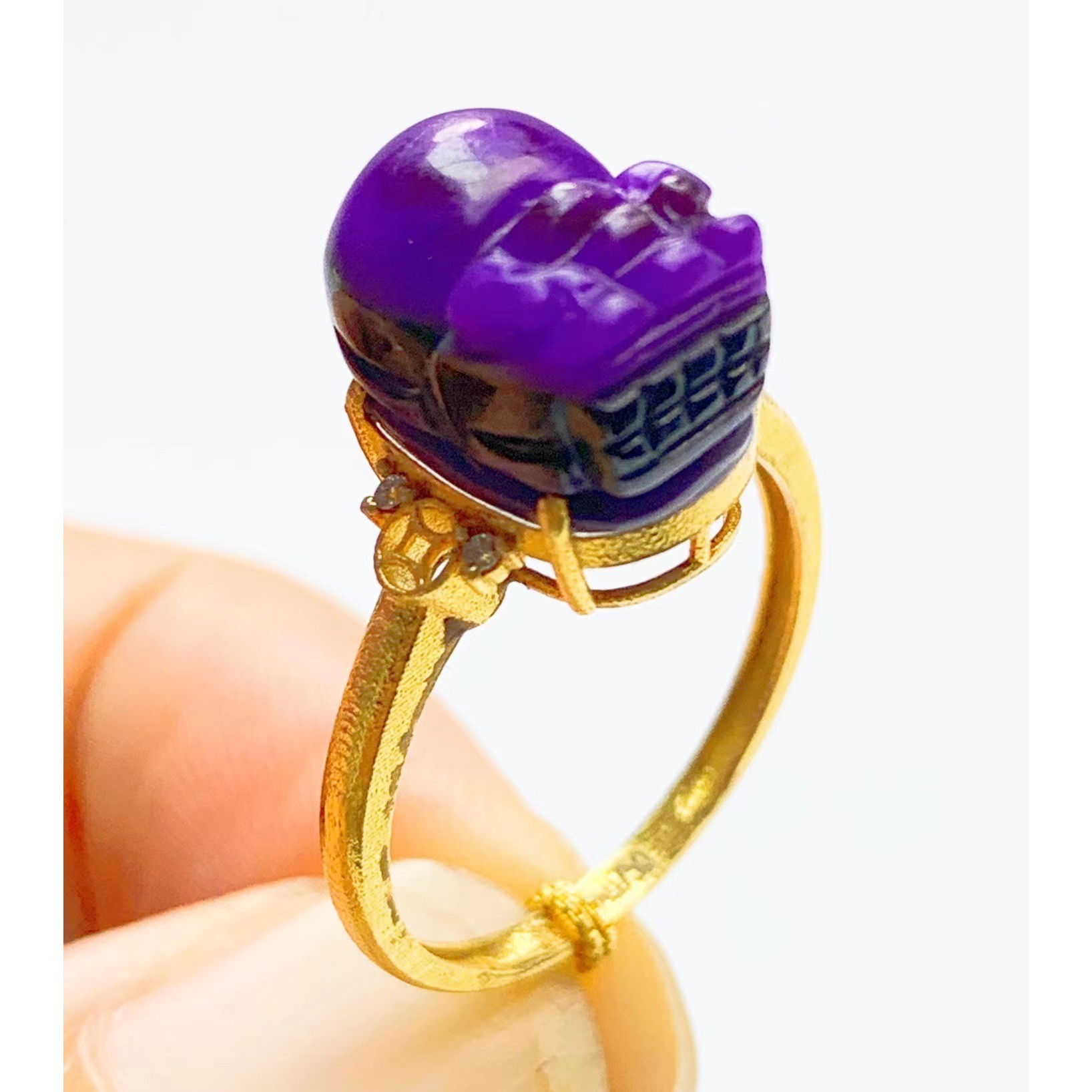 匡氏 18K金舒俱来貔貅戒指 Z-HL-A0670（多样性发一）