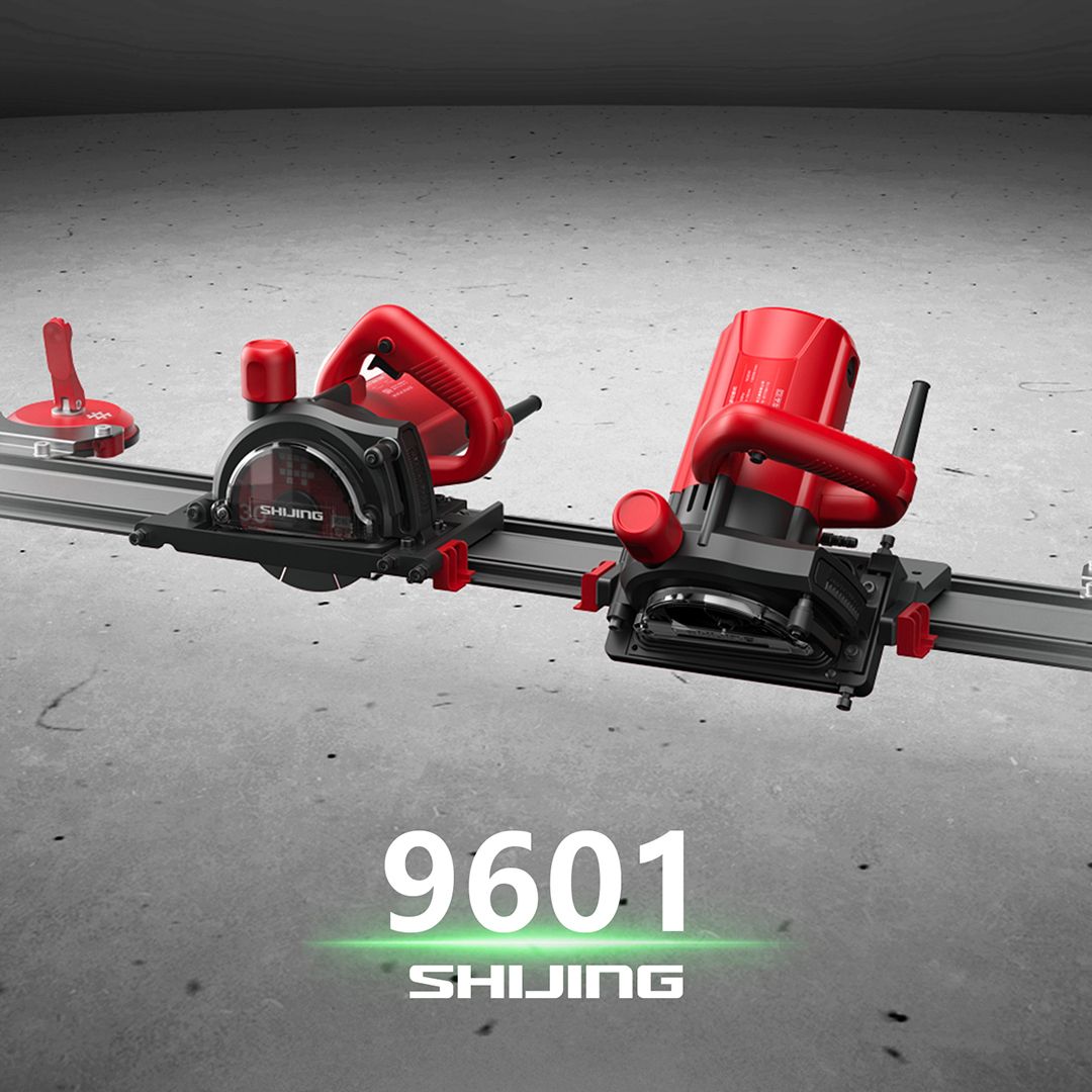 石井9601轨道电动切割机便携手推式轨道推刀高精度瓷砖切割机岩板
