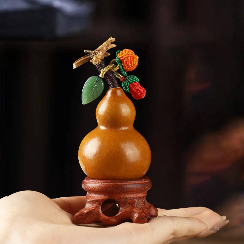 康聚如葫芦摆件天然文玩小葫芦手把件手捻盘玩葫芦礼品手工挂件
