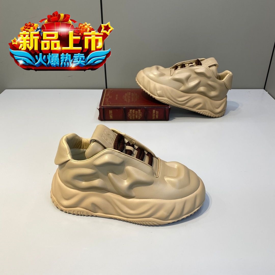 【小扬哥推荐】2023冬季爆款面包鞋男厚底增高超轻超软老爹鞋网红