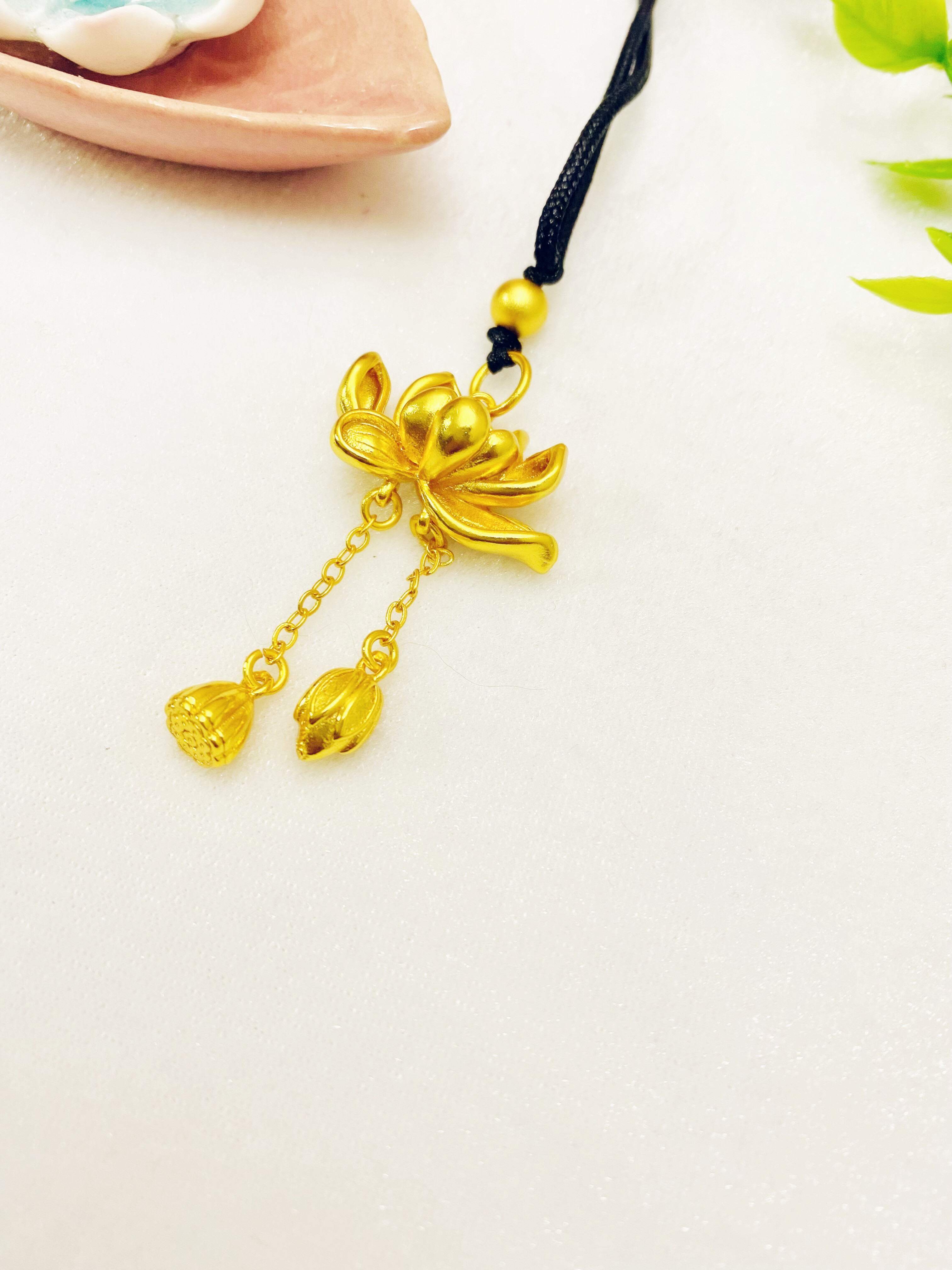 精美复古莲花项坠两世欢莲子莲蓬吊坠