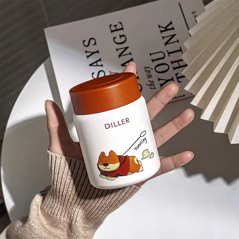 150橙色迷你保温杯150ML