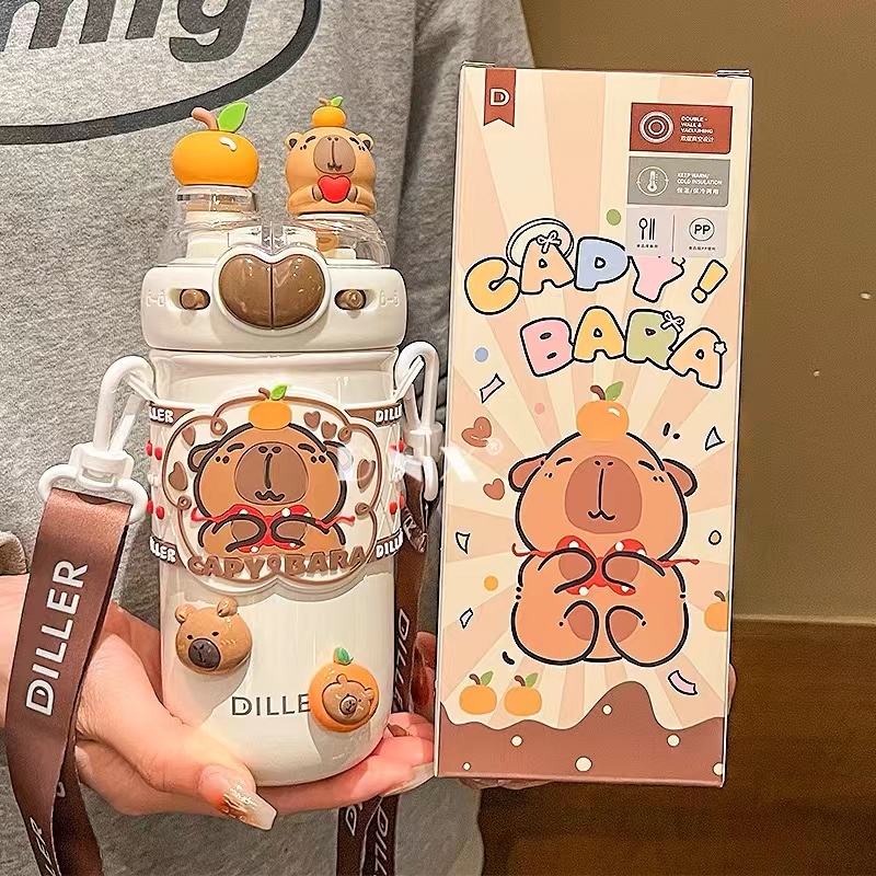 D928迪乐卡皮巴拉保温杯520ML