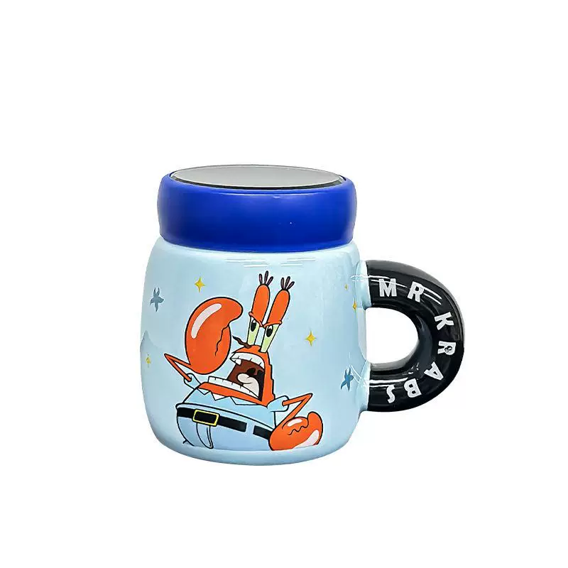 D908蟹老板陶瓷马克杯蟹老板-蓝色