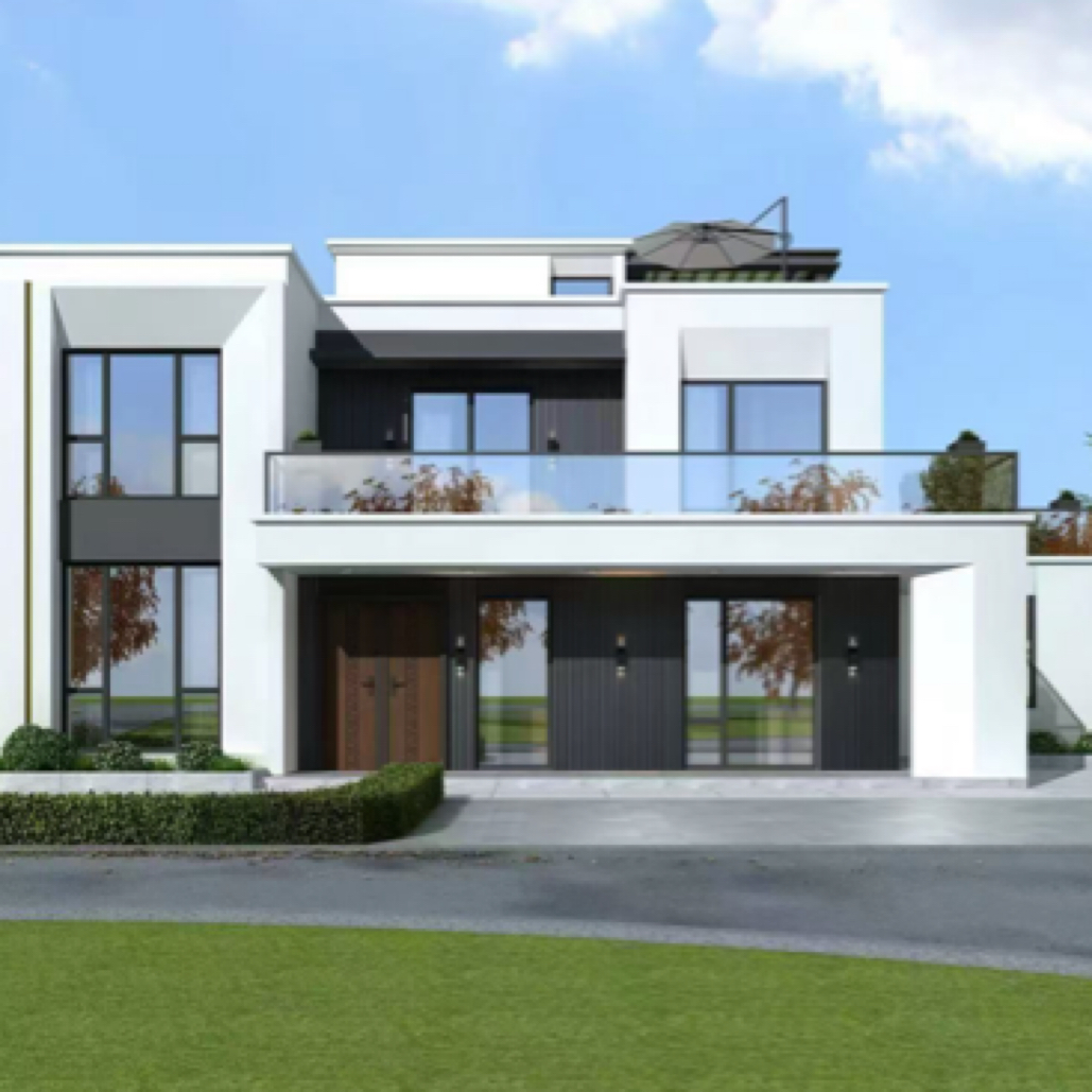 农村自建房别墅建设设计宅基地图纸三合院设计建设