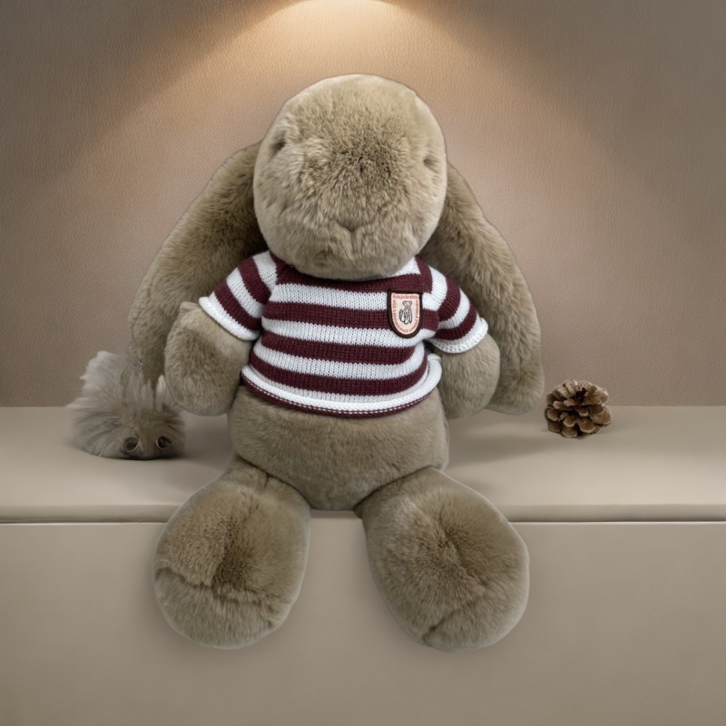 真獭兔毛大兔子公仔玩偶毛绒