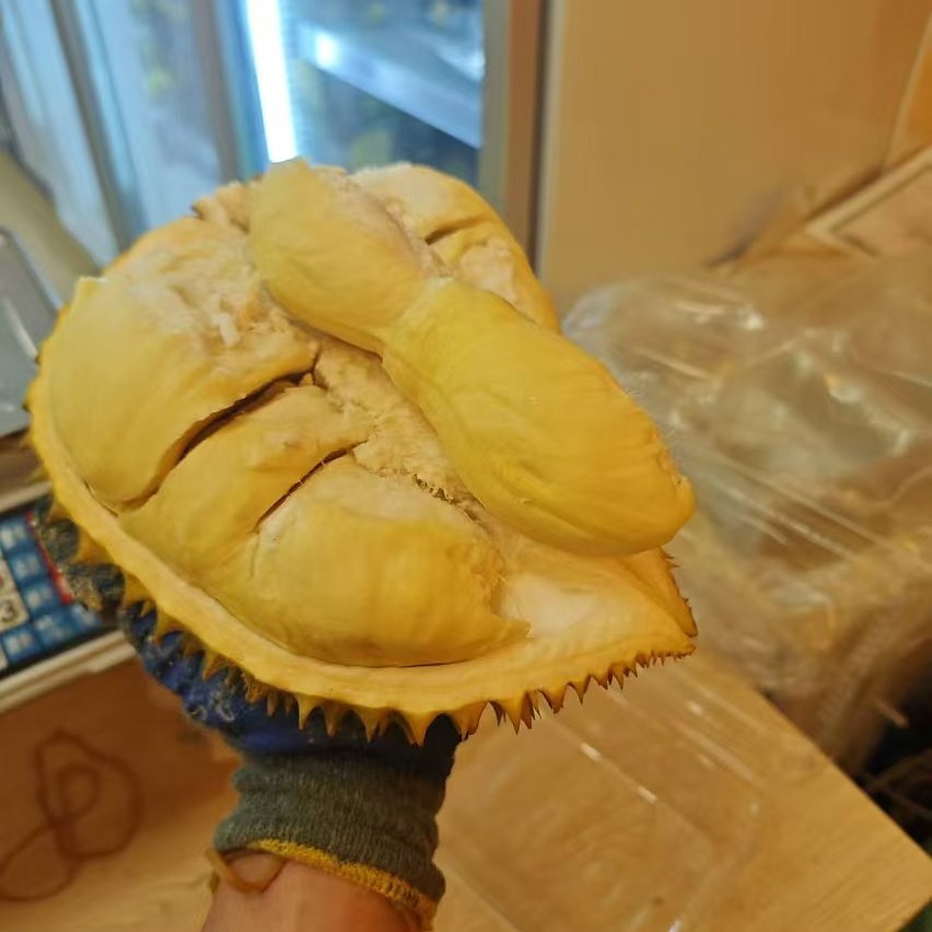 金枕新鲜榴莲1斤纯肉（夹生、湿包、核小）金枕泰国