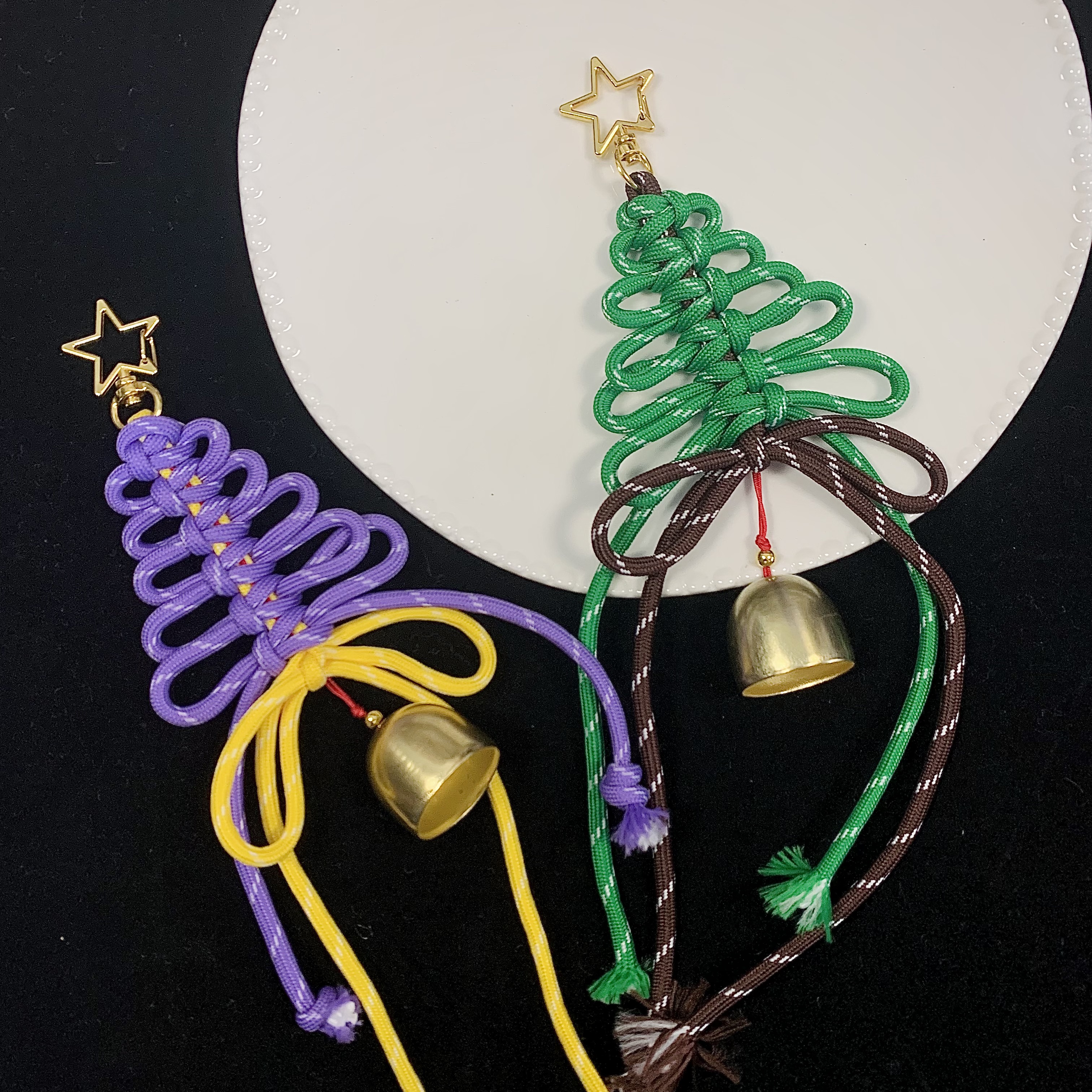 圣诞树手工成品装饰包挂DIY自制编织材料包圣诞氛围感礼物挂件