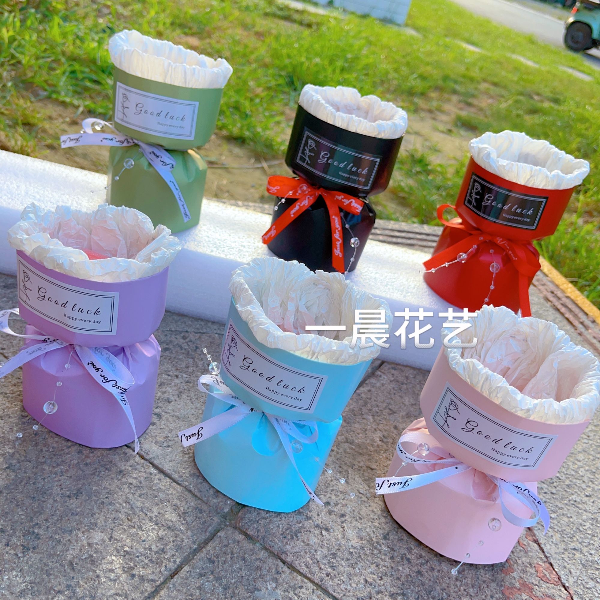 创意糖葫芦专属迷你小号小香风花壳免包装成品跨年元旦情人节