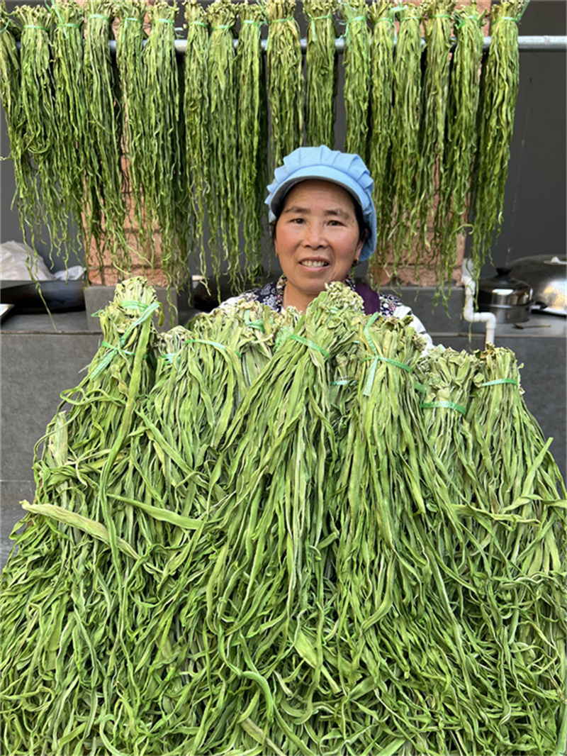 杨巧妹贡菜干苔菜干货无盐响菜蔬菜干农家干菜250克袋装