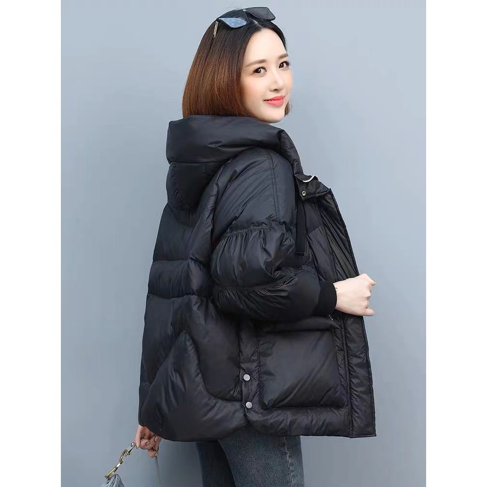 冬季休闲减龄羽绒服外套冬季韩版宽松时尚短款棉衣新款棉袄女爆