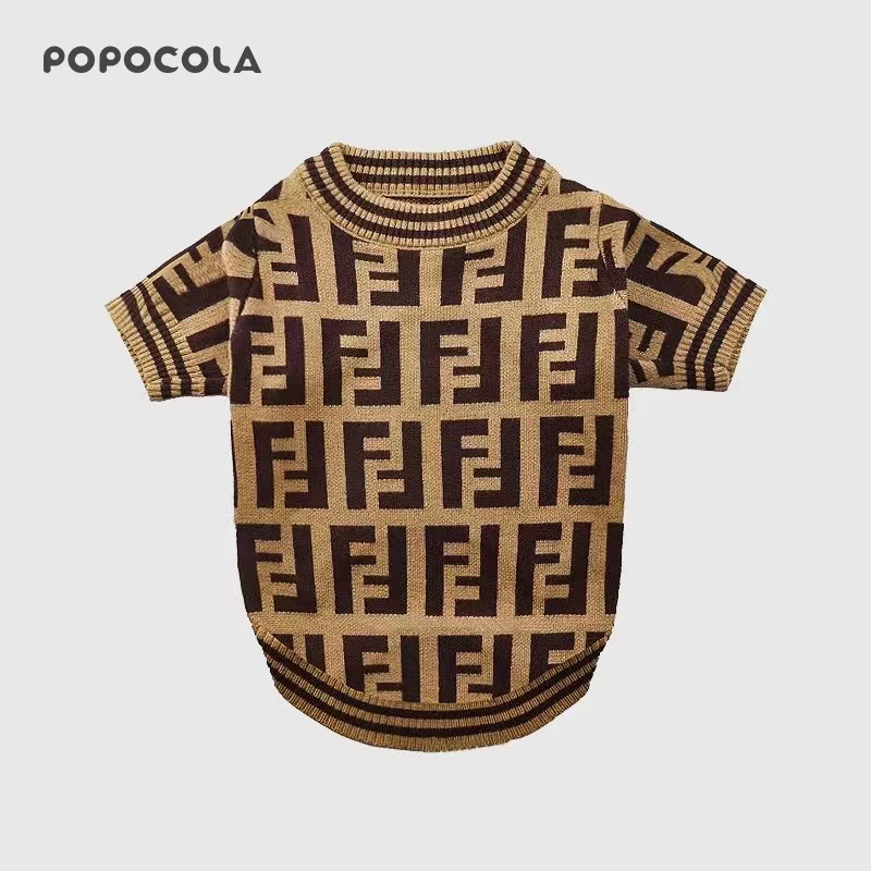 小狗狗衣服秋冬款复古毛衣雪纳瑞德文小猫咪宠物衣服小型犬高品质