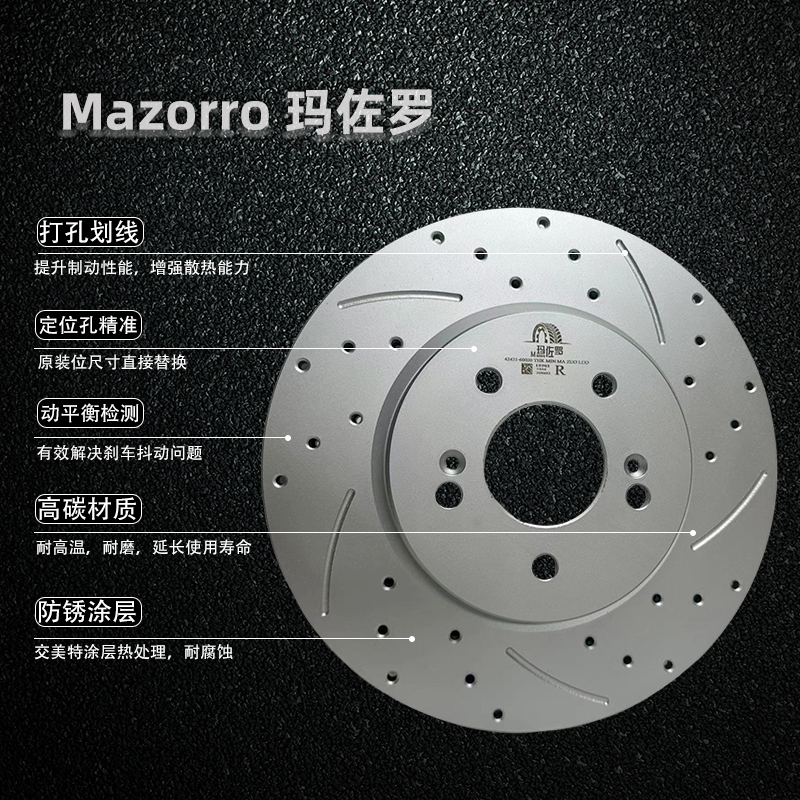 Mazorro/玛佐罗现代朗动悦动名图领动起亚K3福瑞迪X25秀尔刹车盘