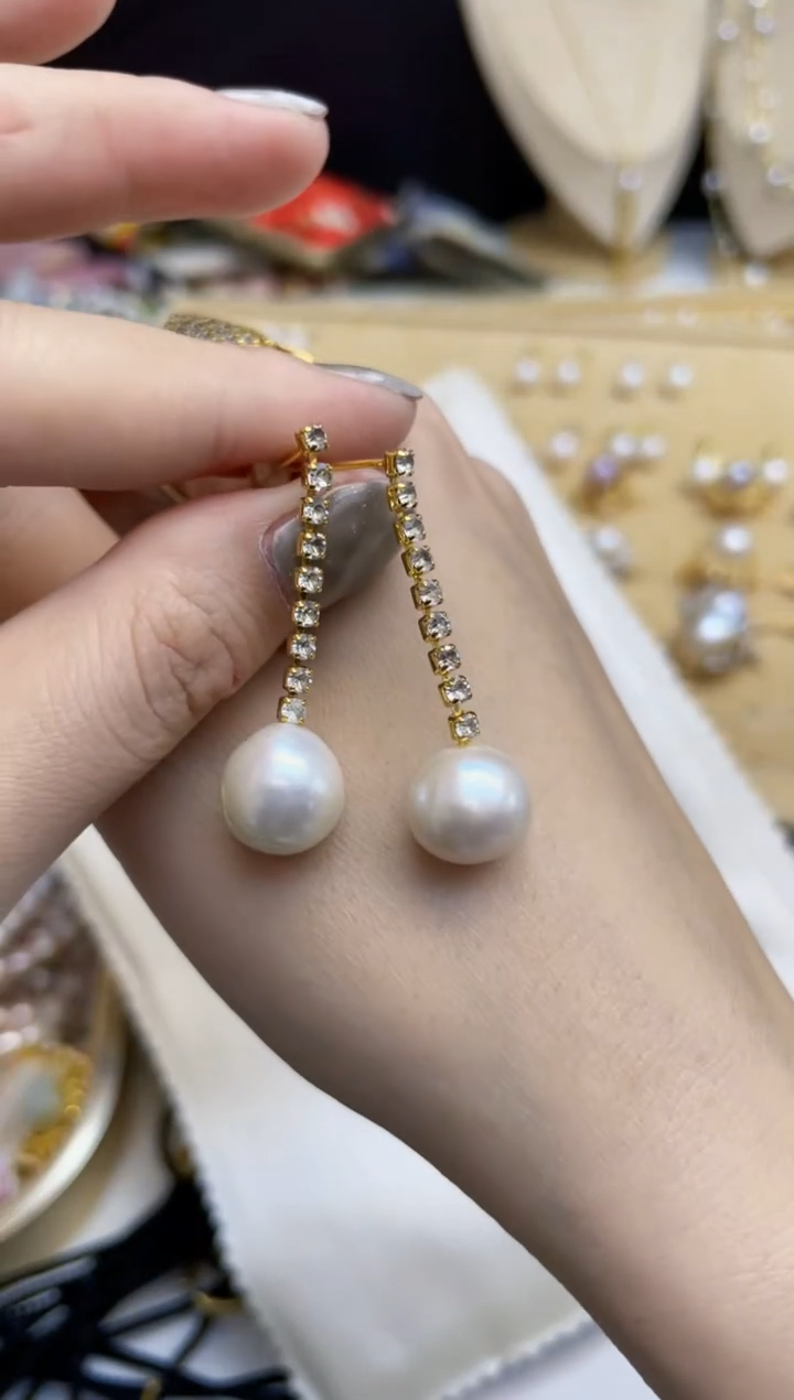 【闪购商品】淡水珍珠XXX未镶嵌耳钉