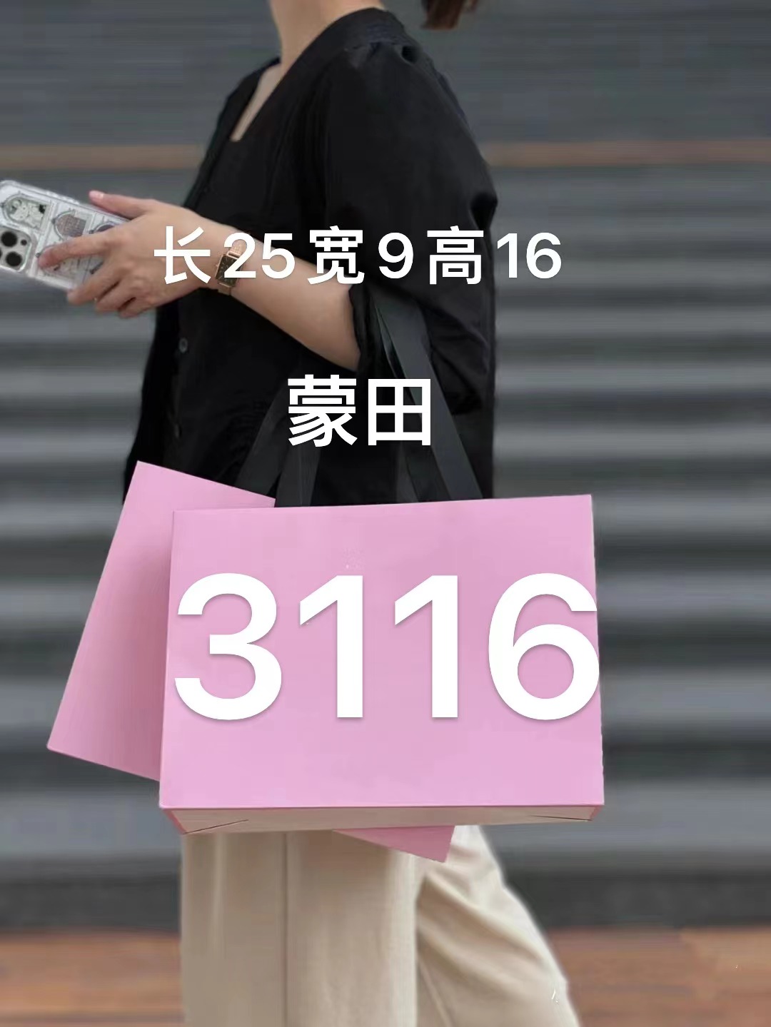 2024新款潮流时尚单肩女包蒙田3116