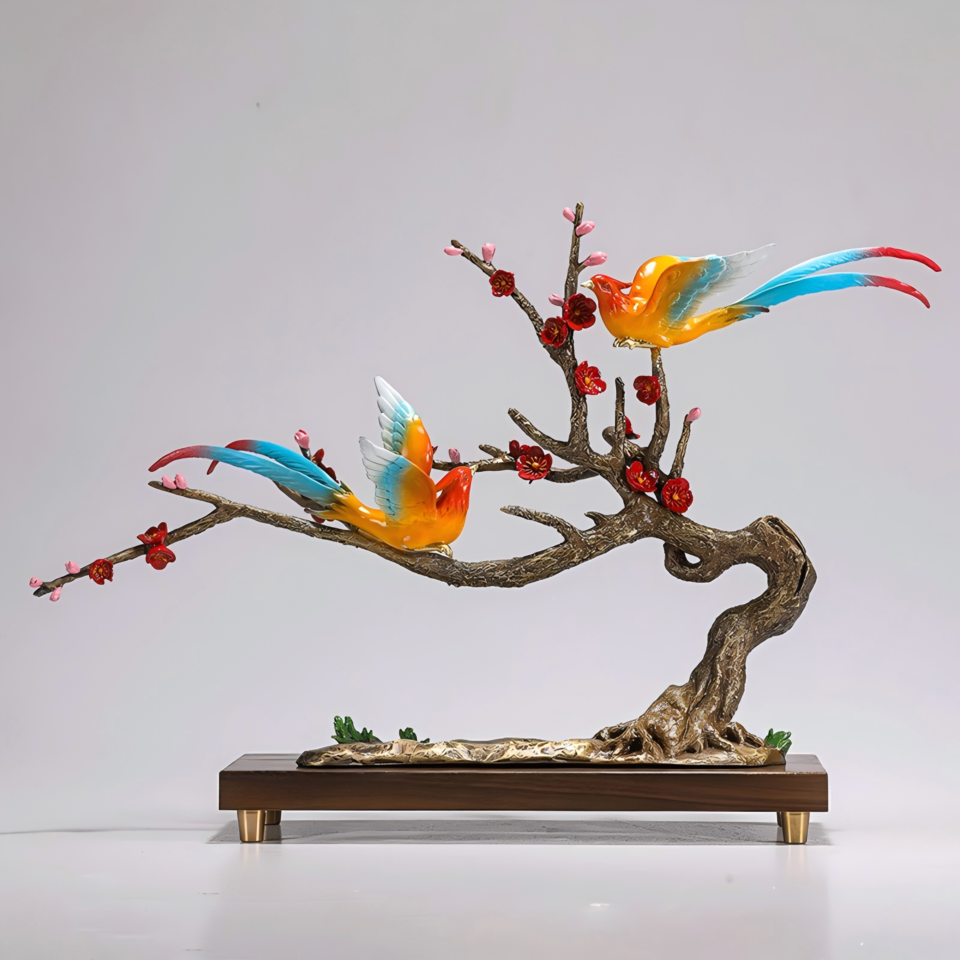 喜上眉梢创意手工艺摆设新中式书房新房