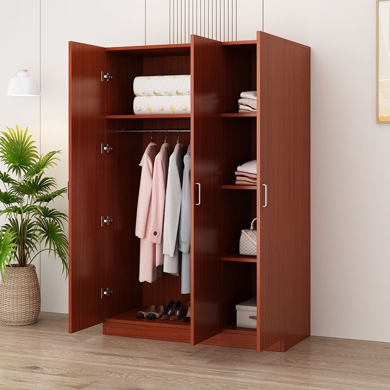 衣柜家用卧室简易实木儿童小户型组装简约经济型出租房收纳大衣橱