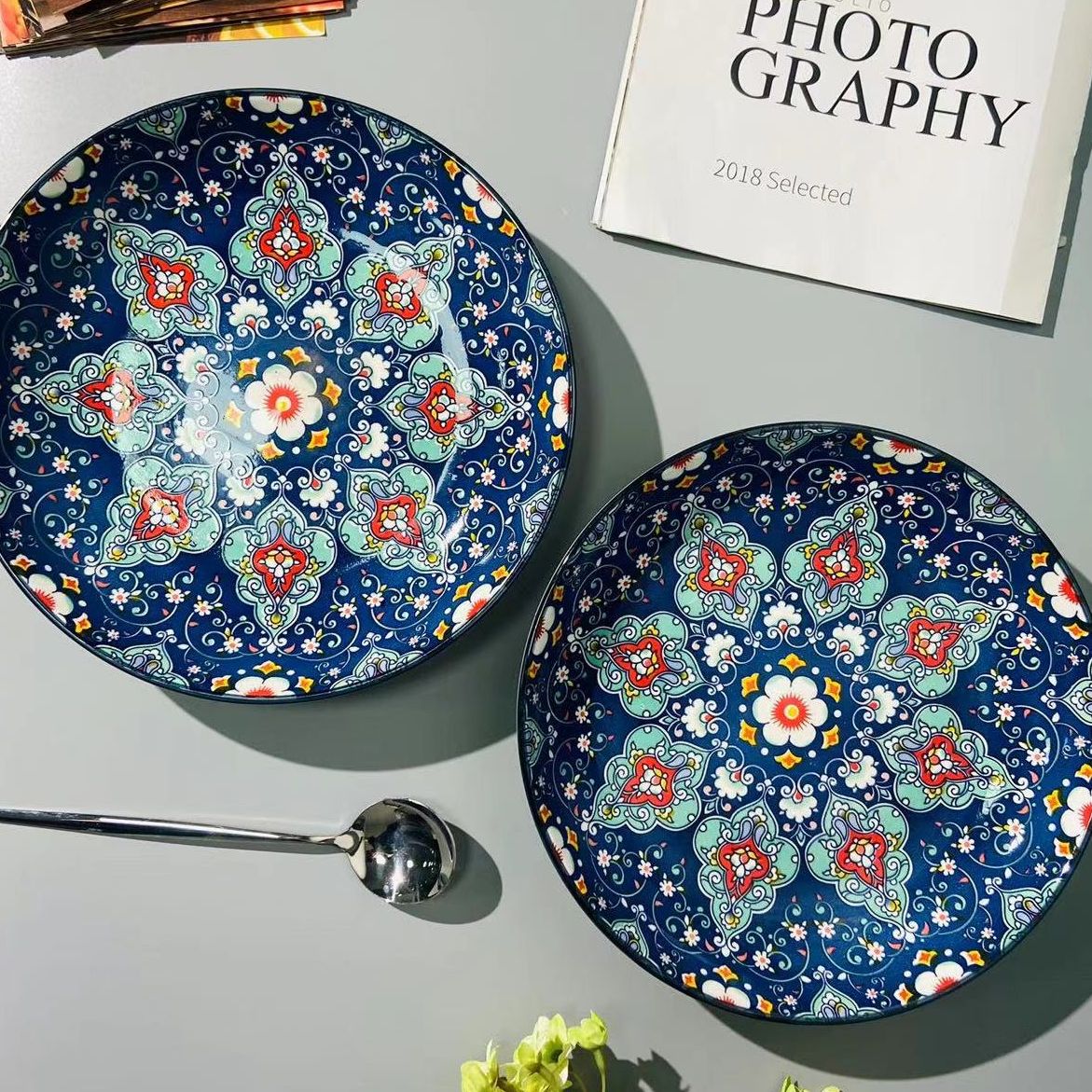 全新式耶律米亚10.5寸深盘2个装