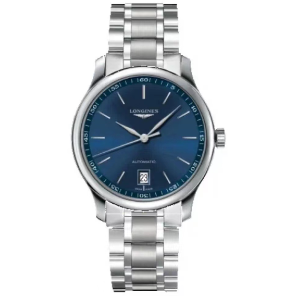 99新 Longines/浪琴 喜物/名匠系列L2.628表径38.5/蓝盘/男士