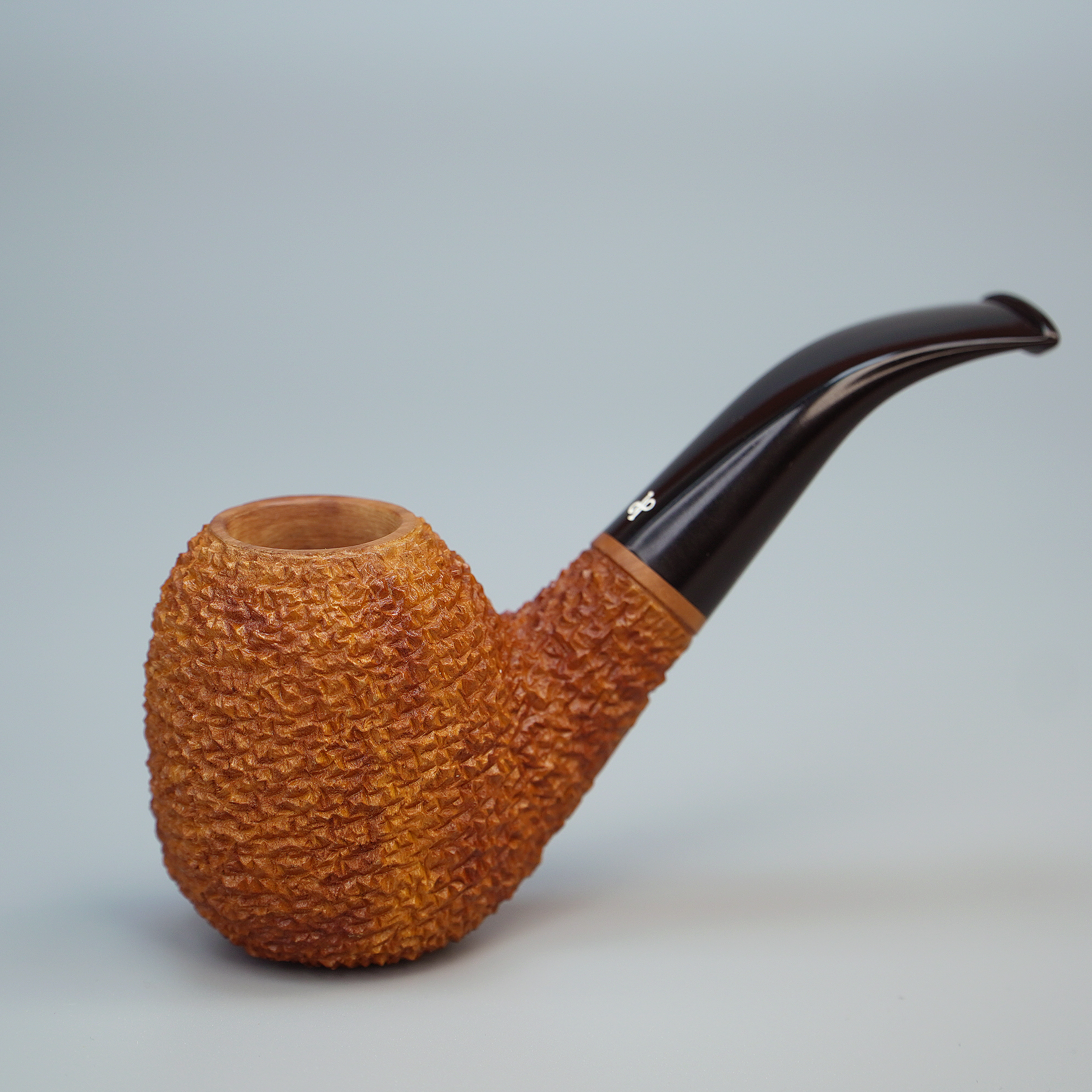 意大利波塞拉荔枝纹大弯石楠木烟斗