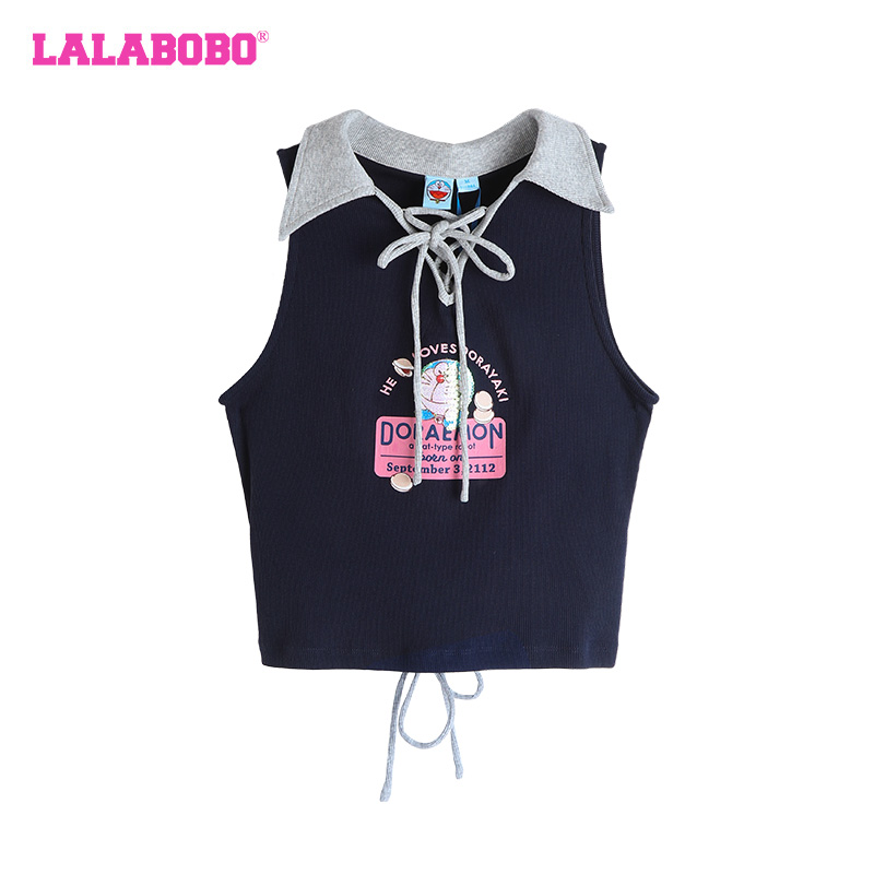 郑州LABO【哆啦A梦】不退不换联名款休闲百搭简约吊带ABDB-WSWT11