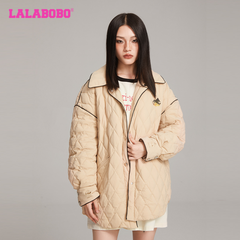 武汉LALABOBO女款运动休闲时尚轻薄款羽绒服LBDC-WSYR21