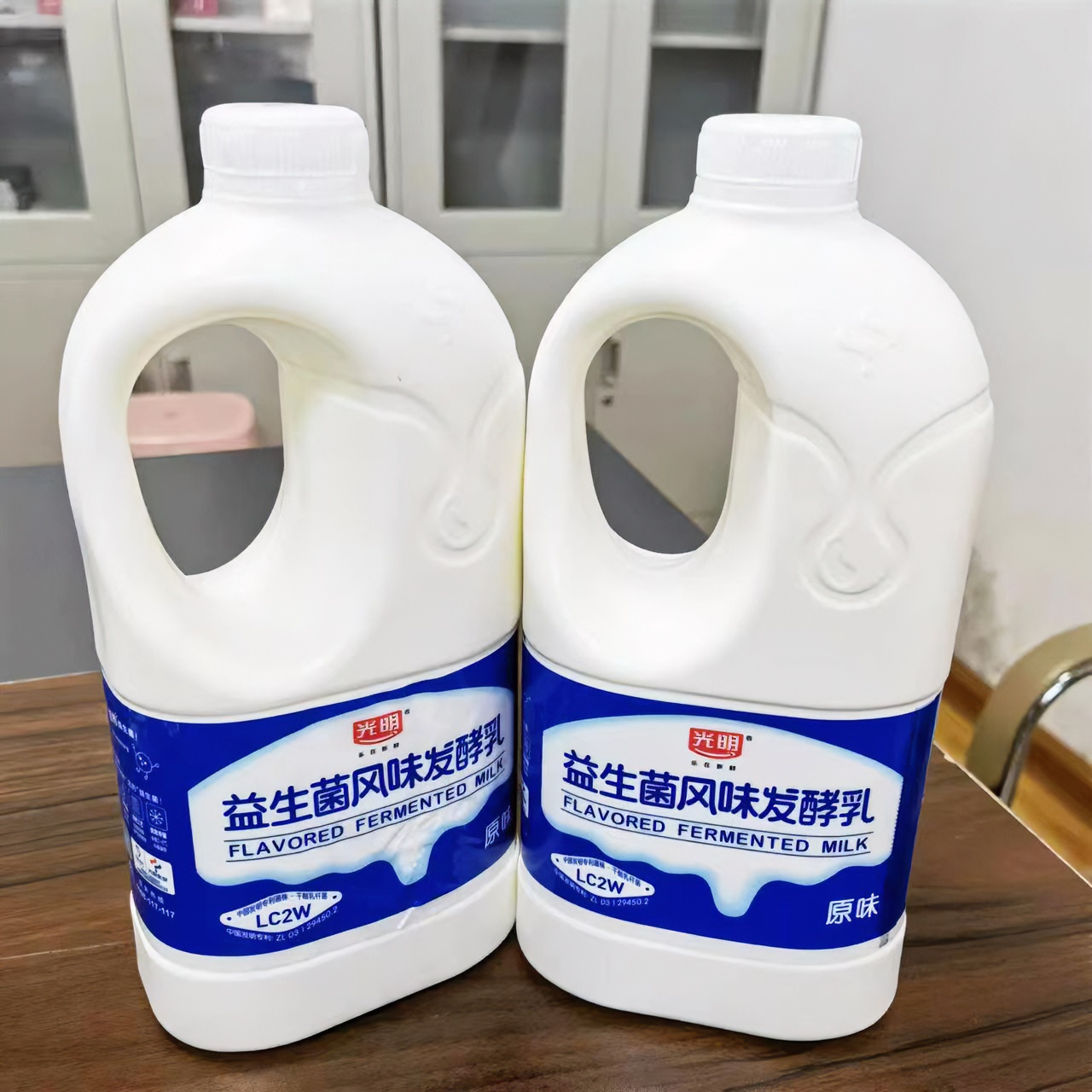 光明乐在新鲜光明益生菌酸牛奶1250g大桶2.5斤装优选益生菌好奶源