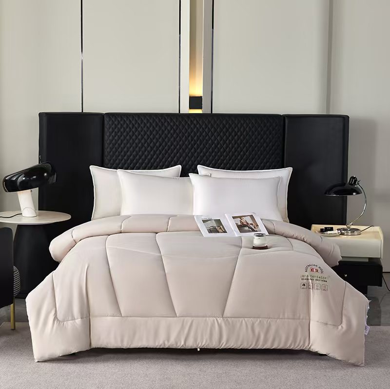 羊毛被，澳洲进口羊毛，抗菌锁温，健康睡眠