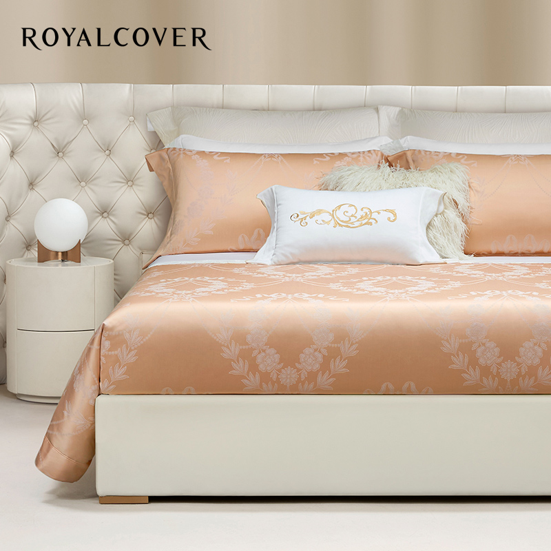 ROYALCOVER/罗卡芙欧式100支全棉提花四件套 塔蒂亚娜