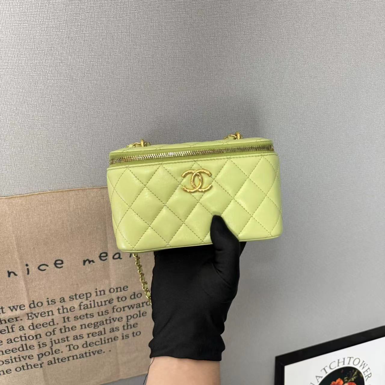 95新 Chanel/香奈儿 香奈儿盒子包/斜挎包/单肩包/链条包