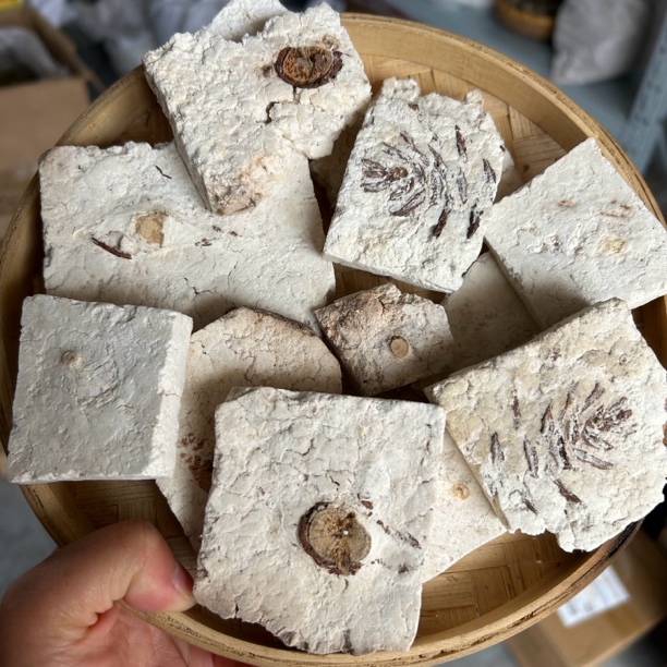 【茯神】正品茯神 无硫熏 生切茯神 大小块都有 150g包邮 另售山药