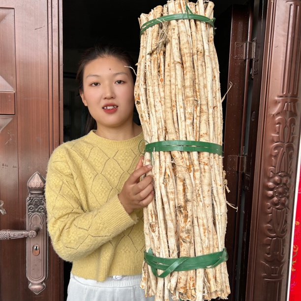 【桑白皮】秦岭山里采的桑根皮干净无硫自然晾晒250g包邮另售山药