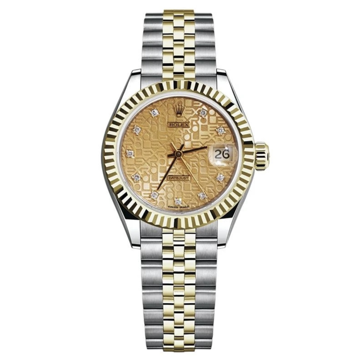 99新 Rolex/劳力士 腕表/ 贰亿女表/日志B5260/69173/26mm/全原