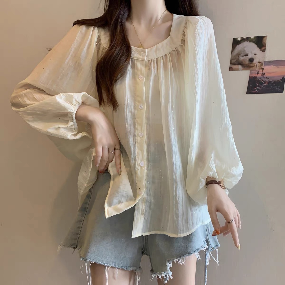 星安女装款式以直播间展示为主45-9