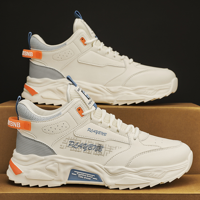 男鞋秋冬季休闲运动鞋男款青少年跑步2024新款老爹鞋