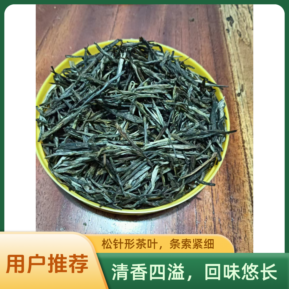 云南凤庆大叶种古树松针绿茶