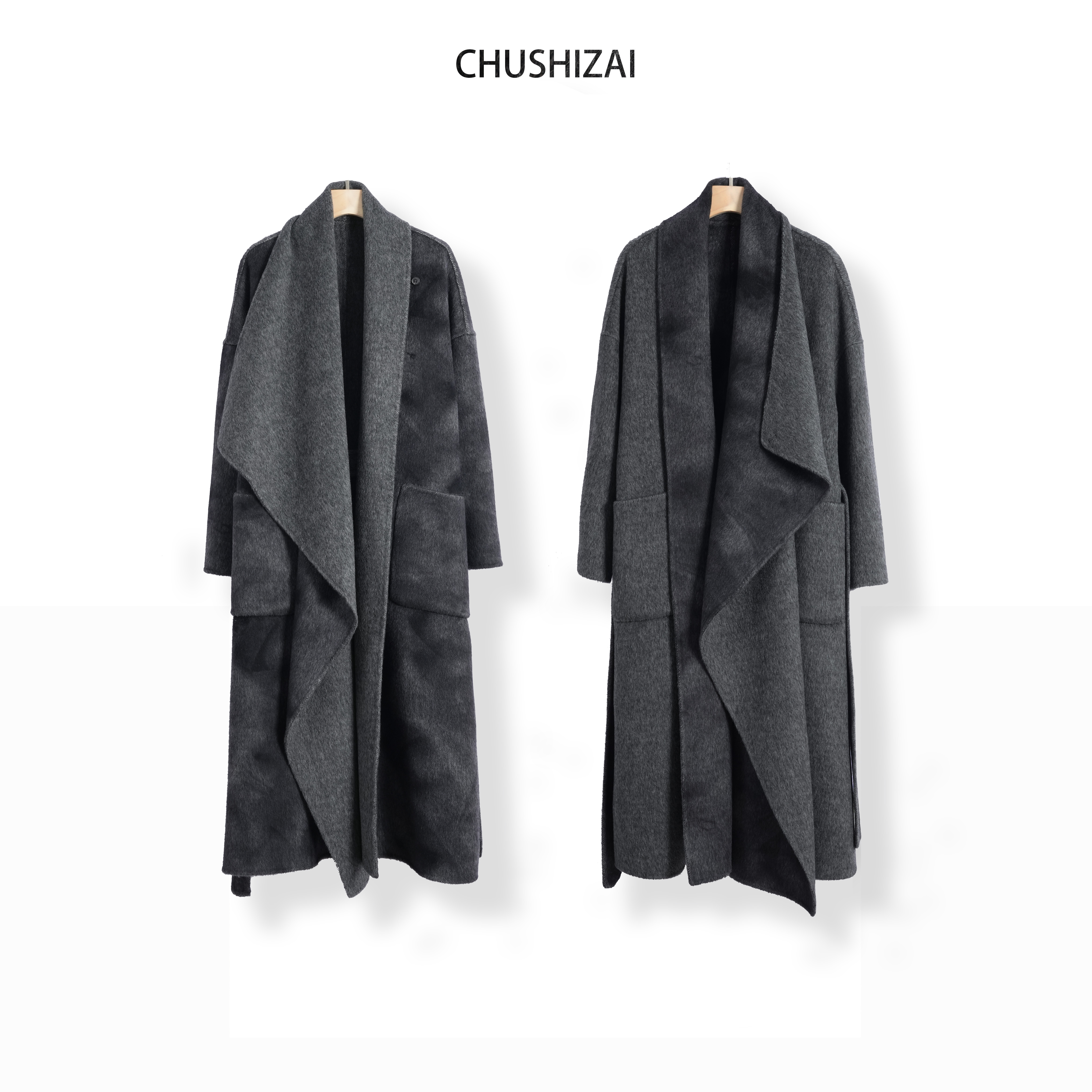 【20%牦牛绒】秋冬时尚双面穿大衣1011