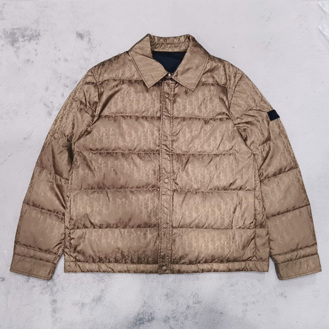 全新未使用  Dior  迪奥  满印羽绒服 50码