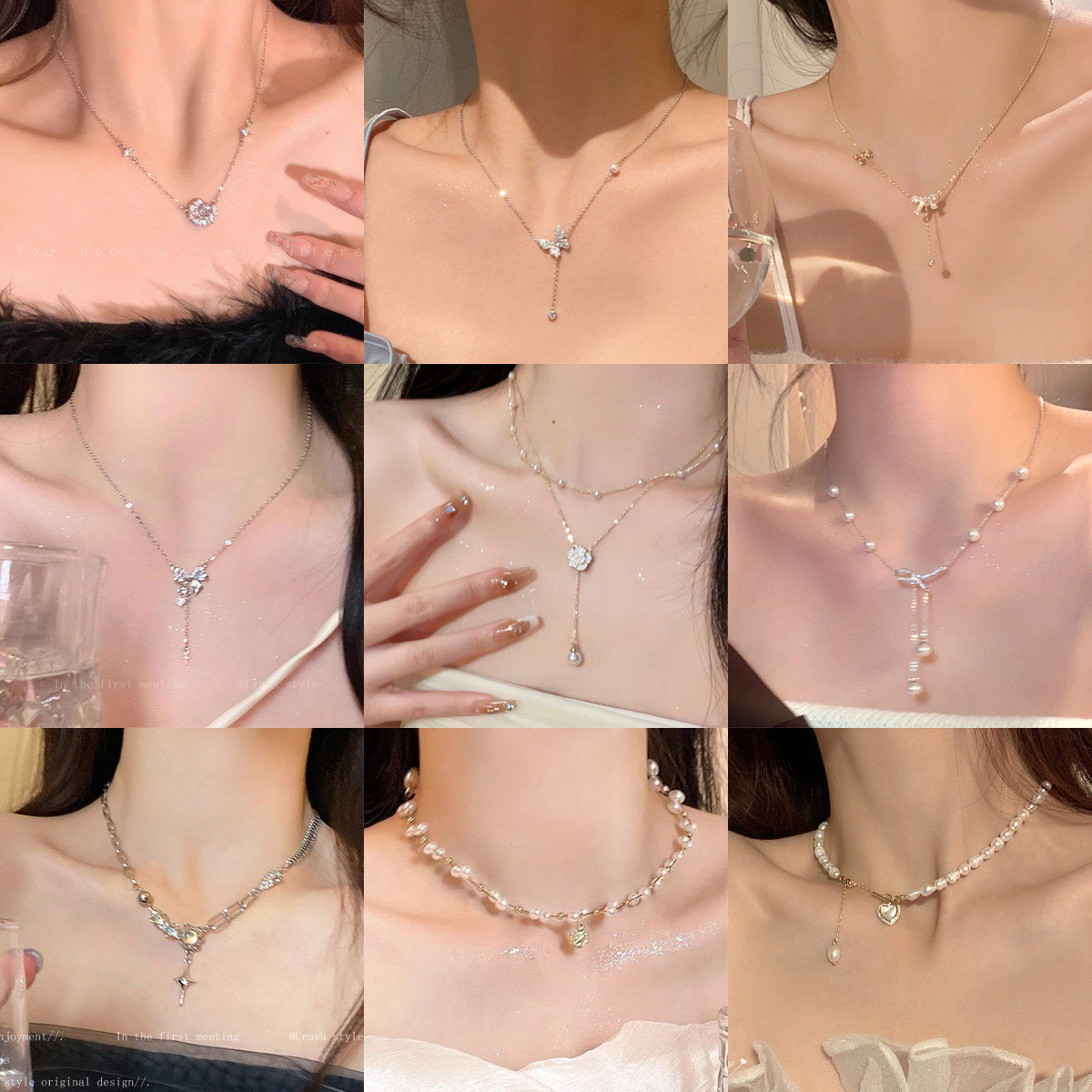 铜合金项链 直播间选款下单专用链接气质轻奢百搭