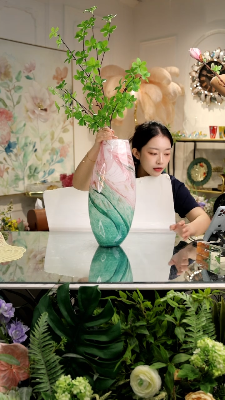 【闪购商品】水墨花瓶