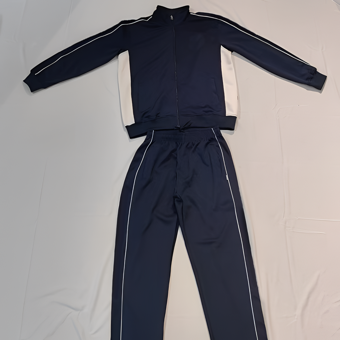 实验中学春秋款同款春季潮流学生时尚休闲长袖速干套装ins学生服