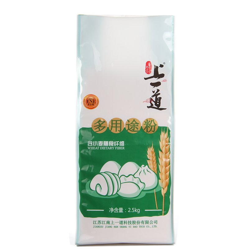 上一道多用途麦芯粉2.5kg家用小麦粉中筋面粉包子饺子馒头烙饼5斤