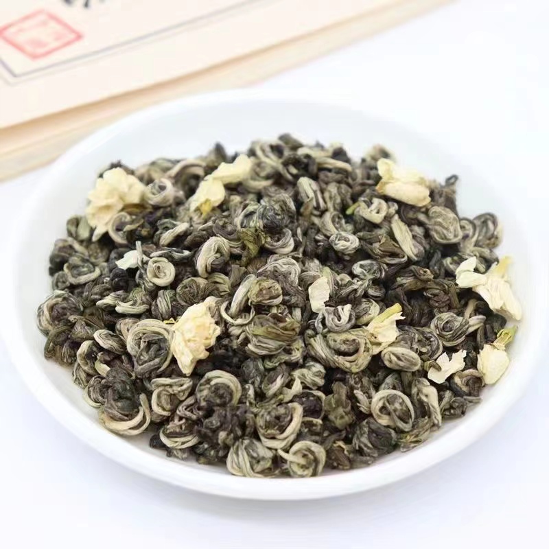 茉莉花茶2025新茶浓香型特级花茶茶叶雪花螺玉螺茶叶散装实惠装