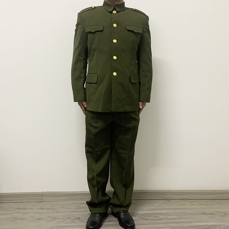 正品老货87式校冬服男士冬季防寒马裤呢正装西服收藏复古中山套装