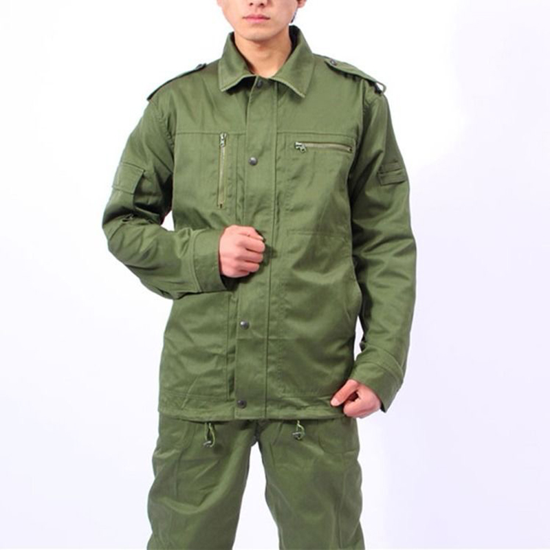老式87式冬作训服涤卡工作服黄涤卡工作服套装服装秋冬款罩作训服