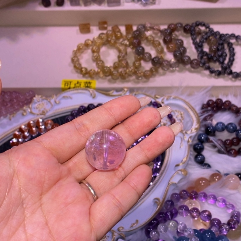【闪购商品】烟晶手链银S925镶嵌贝****a