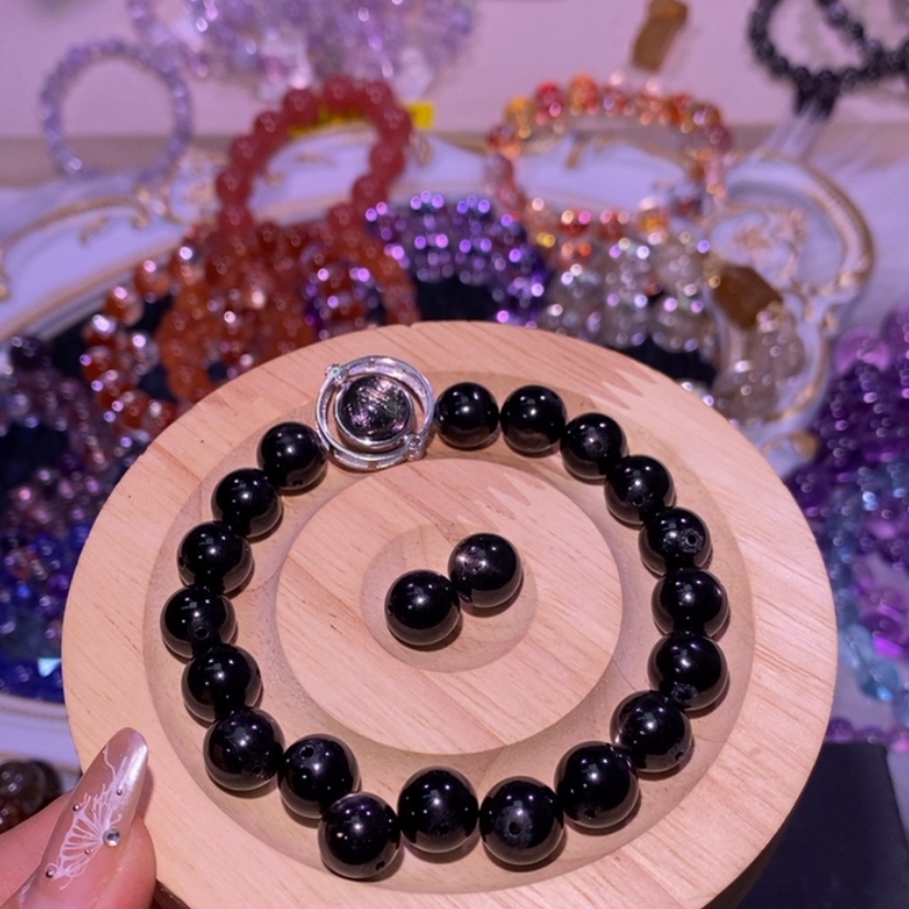 【闪购商品】烟晶手链银S925镶嵌孟*含