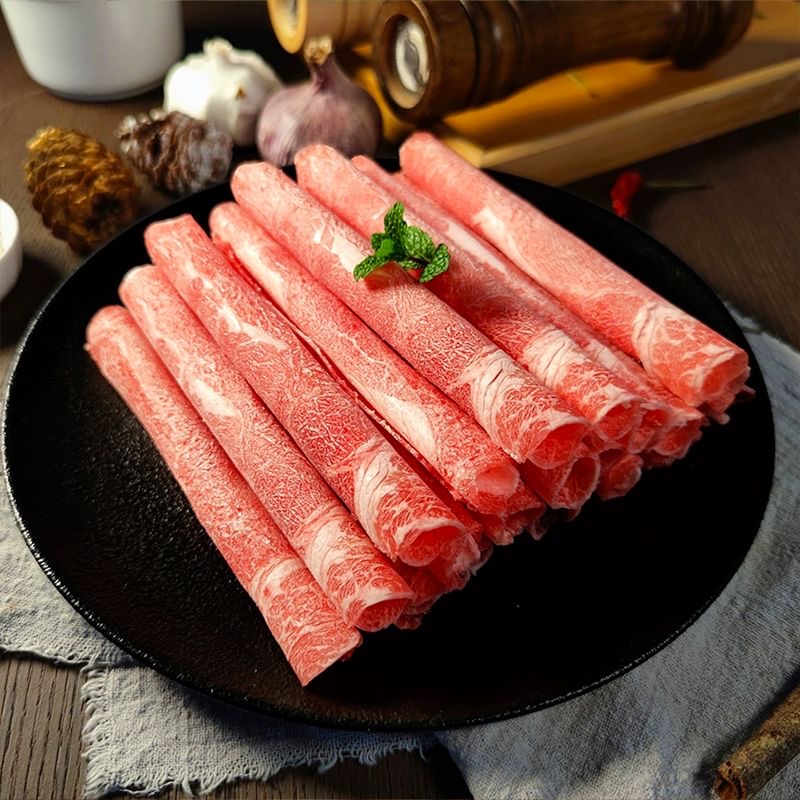 硕记农场原切肥牛卷火锅牛肉卷