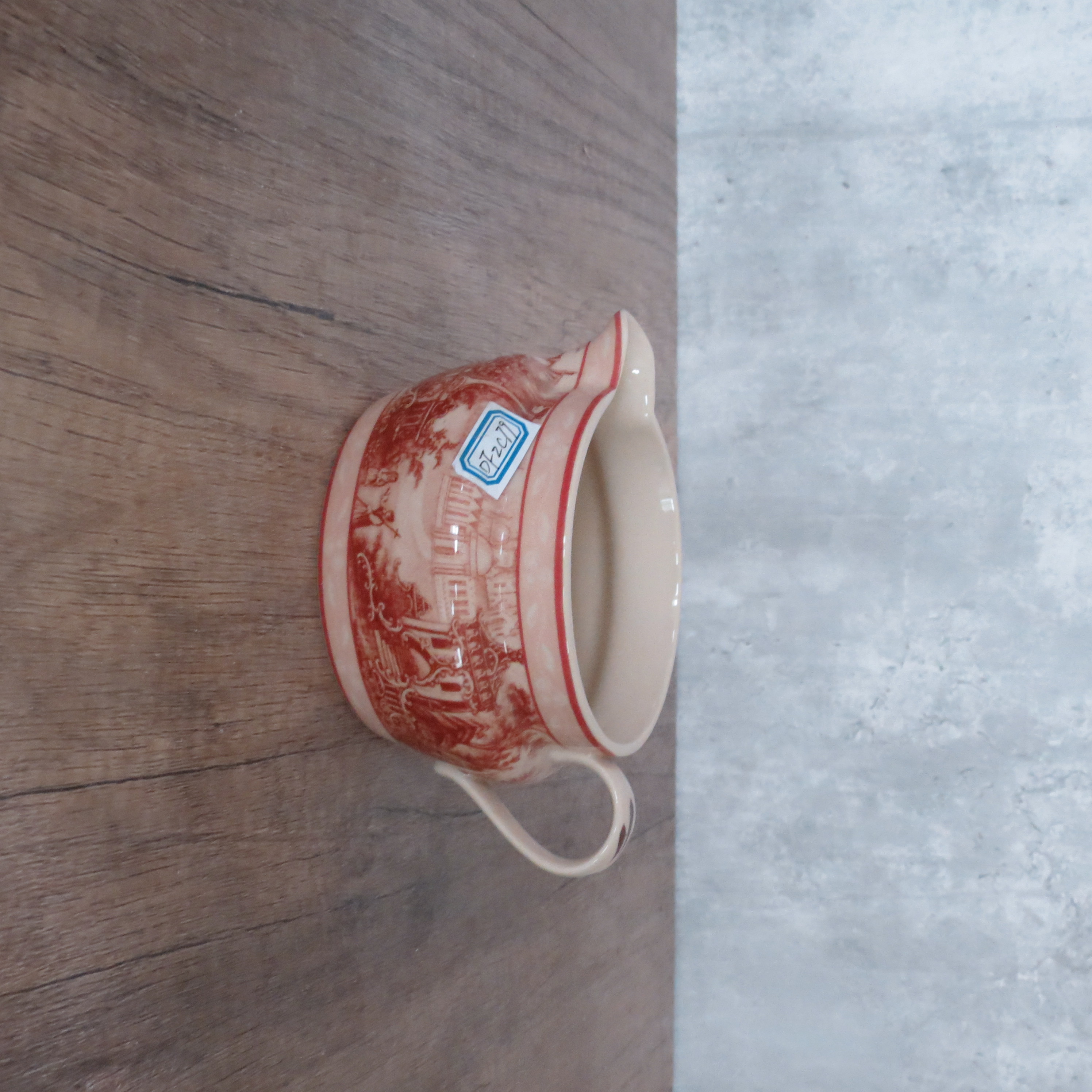 【慢瓷儿】DFZC79 红版东方之城  奶壶 高温瓷釉中